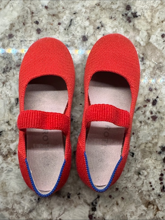 Rothy's Other - Rothy's Red Knit Mary Jane Flats for Kids